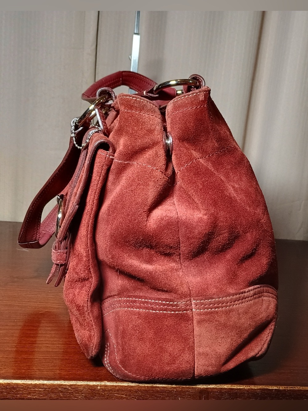 Coach Suede SoHo Totes - Picture 4 of 11